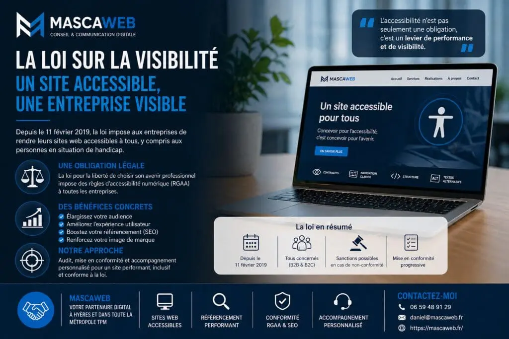 Freelance webmaster à Hyères (TPM) MascaWeb