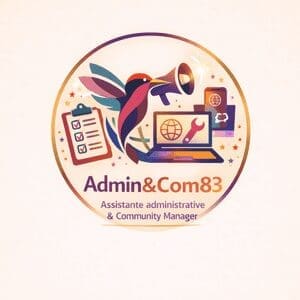 Logo Admin&Com83, votre secrétaire administrative à Hyères, Var.